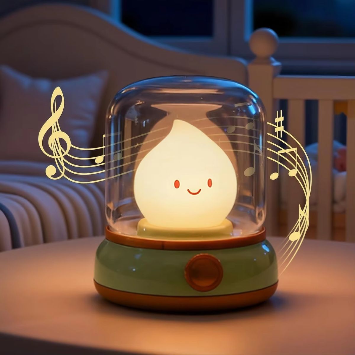 Dimmable Flameless Candle & White Noise Lamp